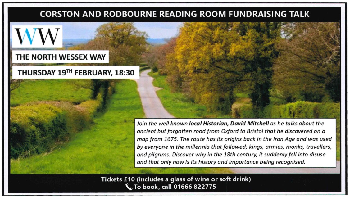The North Wessex Way Fundraising Talk at Corston & Rodbourne Reading Room